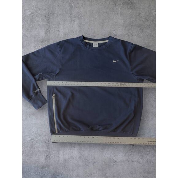 Nike Standard Issue Dri-FIT Crew Sweatshirt Men’s Large Navy Blue Athleisure - Picture 4 of 10